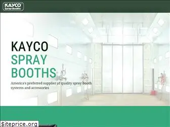 kaycospraybooths.com