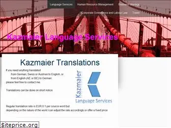kazmaier-translations.com