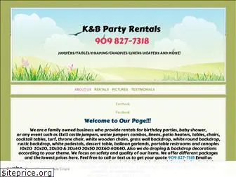 kbpartyrentals.com