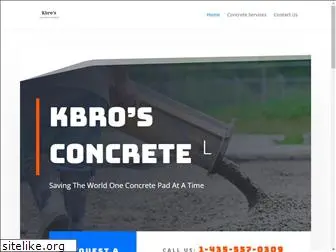 kbrosconcrete.com