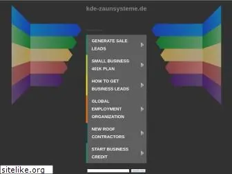 kde-zaunsysteme.de