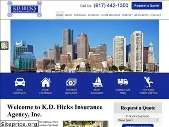 kdhicksinsurance.com