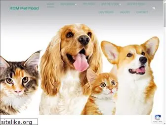 kdmpetfood.com