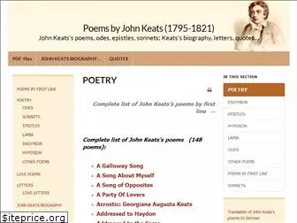 keats-poems.com