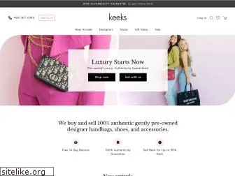 keeksdesignerhandbags.com