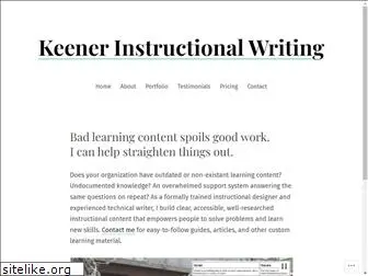 keenertechnicalwriting.com