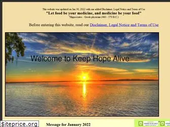 keephopealive.org