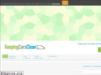 keepingcarsclean.com