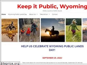 keepitpublicwyo.com