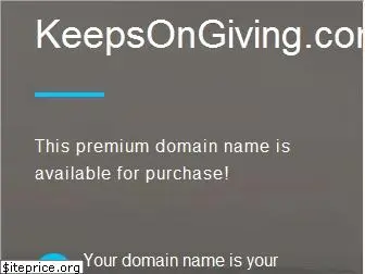 keepsongiving.com