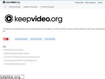 keepvideo.org