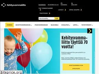 kehitysvammaliitto.fi