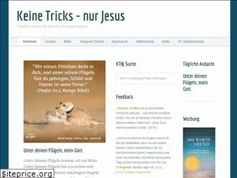 keine-tricks-nur-jesus.de