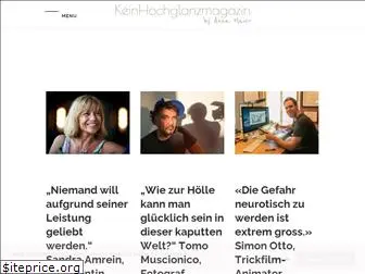 keinhochglanzmagazin.com