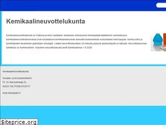 kemikaalineuvottelukunta.fi