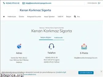 kenankorkmazsigorta.com