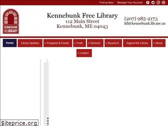 kennebunklibrary.org