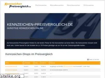 kennzeichen-preisvergleich.de