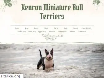 kenronminiaturebullterrier.com