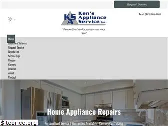 kensapplianceservice.com