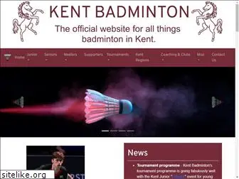 kentbadminton.co.uk