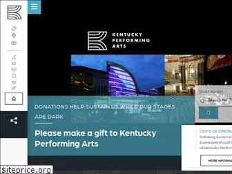 kentuckyperformingarts.org