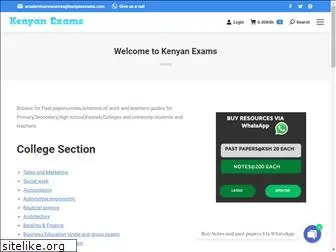 kenyanexams.com