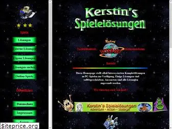 kerstins-spieleloesungen.de