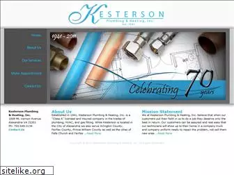 kestersonplumbing.com