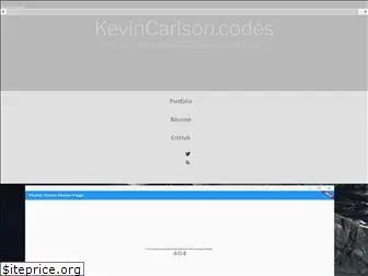 kevincarlson.codes