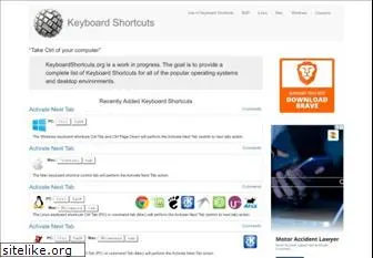 keyboardshortcuts.org