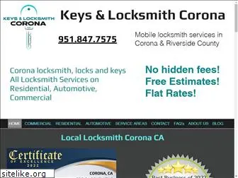keysandlocksmithcorona.com