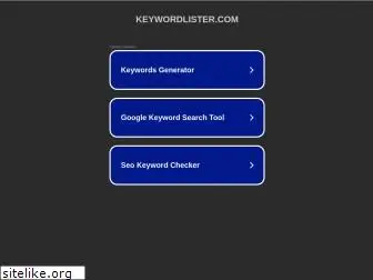 keywordlister.com