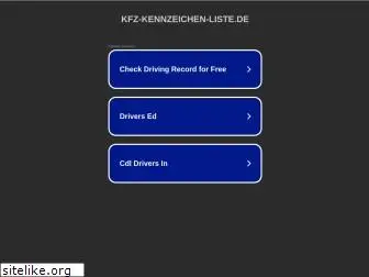 kfz-kennzeichen-liste.de