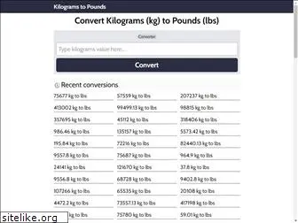 kg-to-lbs.net