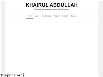 khairulabdullah.com