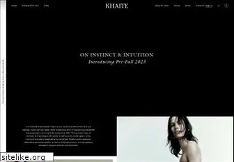 khaite.com