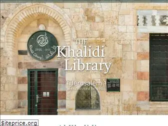 khalidilibrary.org
