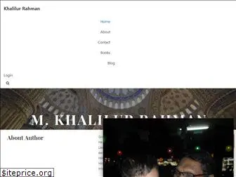 khalilur-rahman.com