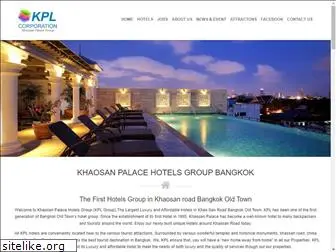 khaosanpalacehotels.com