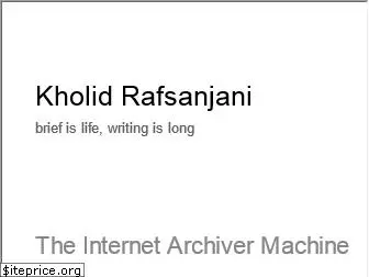 kholidrafsanjani.net