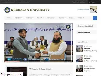 khurasan.edu.af