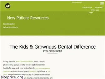 kidsandgrownupsdental.com