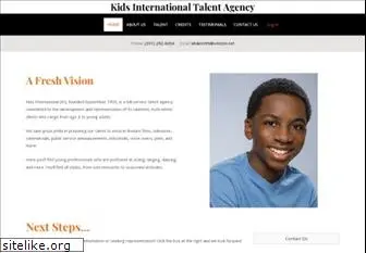 kidsinternationaltalentagency.com