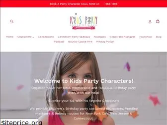 kidspartycharacters.com