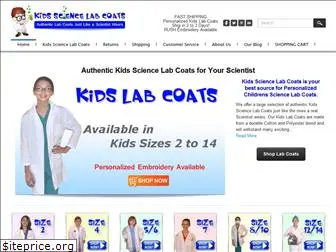 kidssciencelabcoats.com