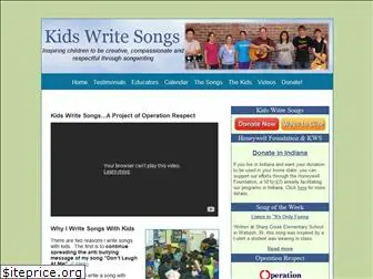 kidswritesongs.org