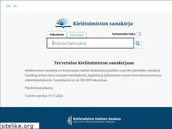 kielitoimistonsanakirja.fi