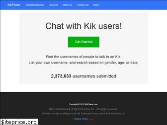 kikfinder.com