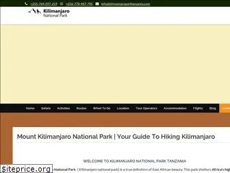 kilimanjaroparktanzania.com